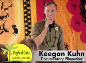 Keegan Kuhn talk at VegFest Oahu