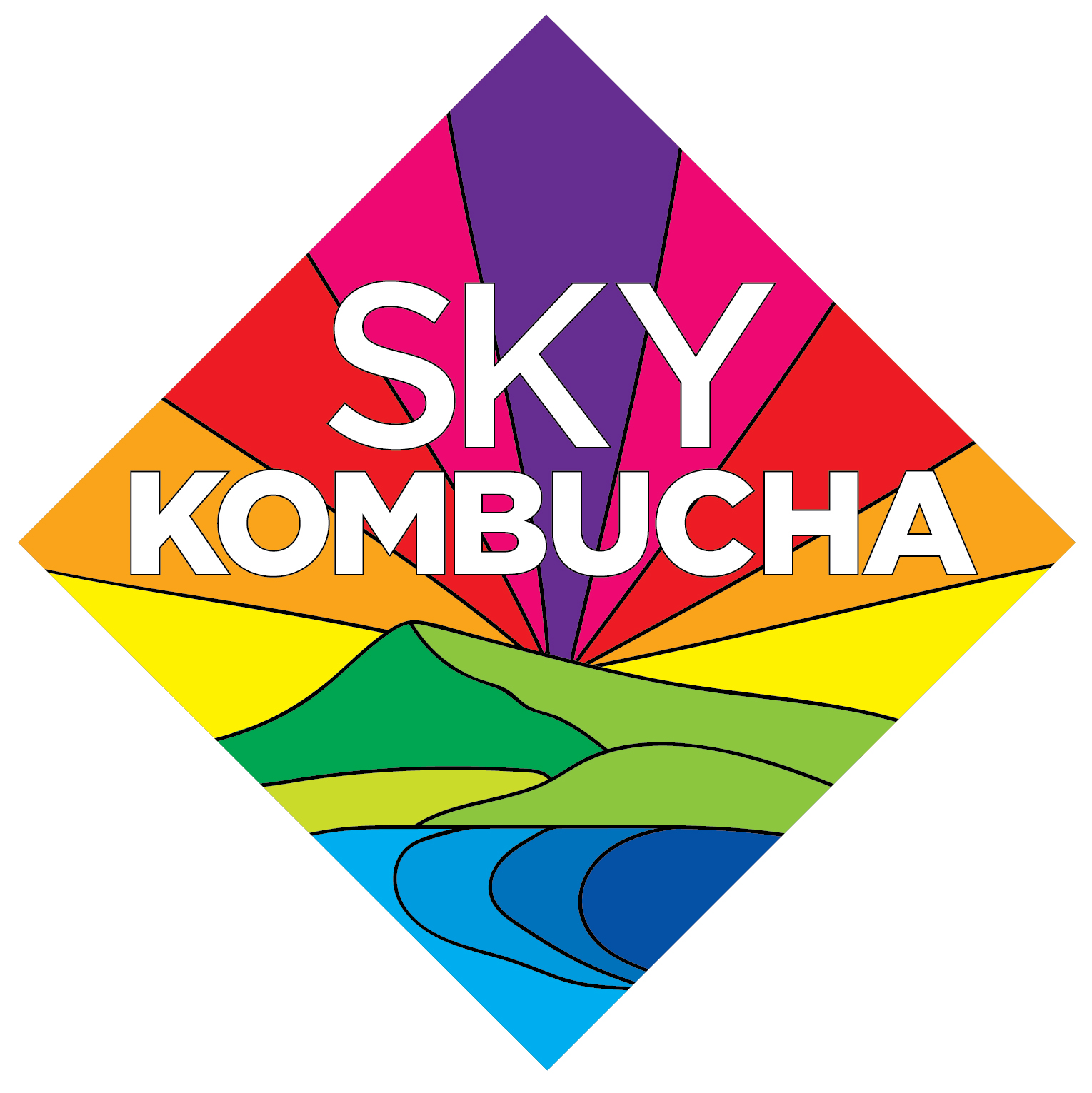 logo for sky kombucha